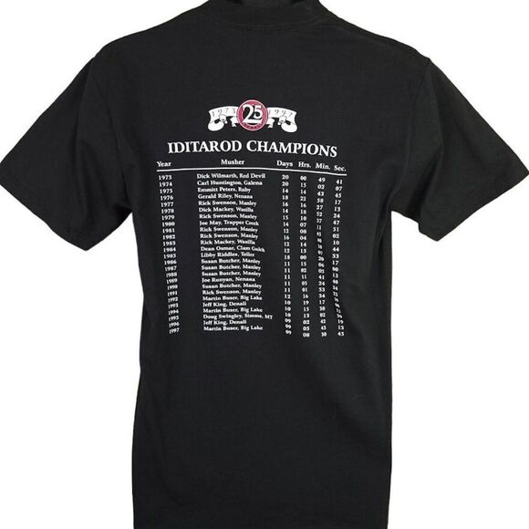 Alaska Iditarod T Shirt Vintage 90s 1997 Champion Dog Sled Made In USA Medium - Picture 4 of 7